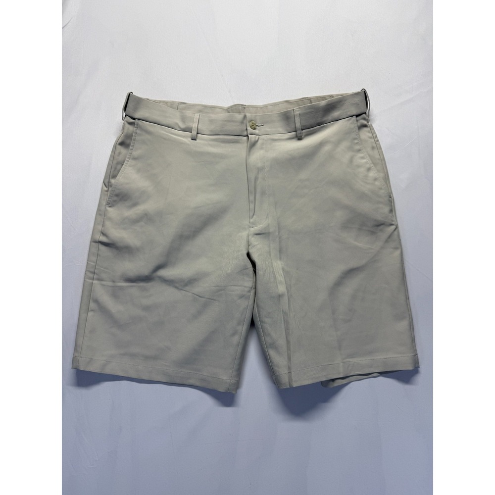 Grand Slam Expandable Waistband Performance Golf Shorts Mens 38 Gray Classic Fit